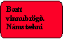 Rounded Rectangle: Btt vinnubrg.Nmstkni